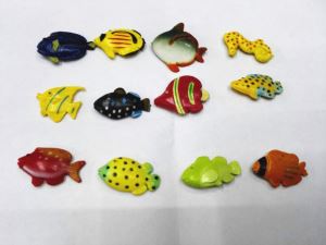 3cm PVC plastike kapsula igrača Ocean ribe