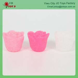 Barvita tulipanov cvet v obliki Led svetloba sveče